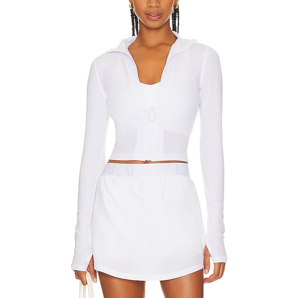 Alala 'Rise' White Zip Up Jacket Size L